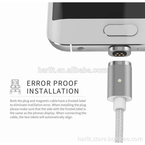 WSKEN Mini USB Charge Cable With Detachable Magnetic Connector Strong Magnet Force